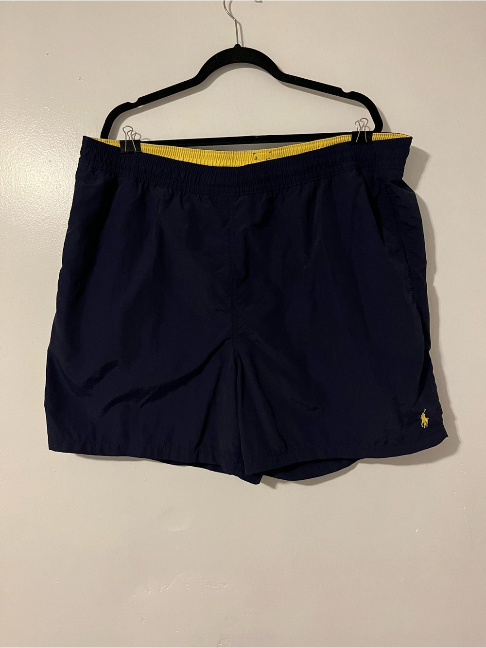 Polo by Ralph Lauren Navy Blue Pony Swim Trunks